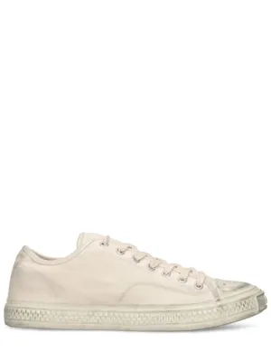 Acne Studios   Ballow soft tumbled cotton sneakers 