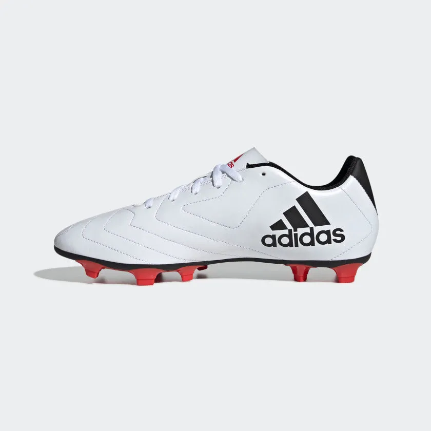 ADIDAS GOLETTO VII FIRM GROUND BOOTS - Cloud White / Core Black / Red