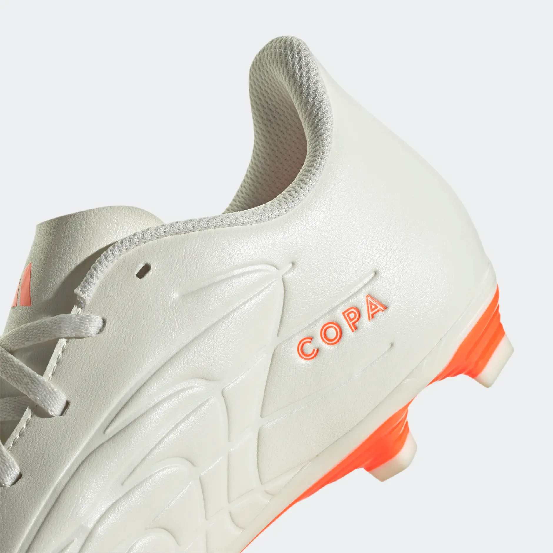 Adidas Men's Copa Pure.4 Flexible Ground Boots - Off White / Solar Orange