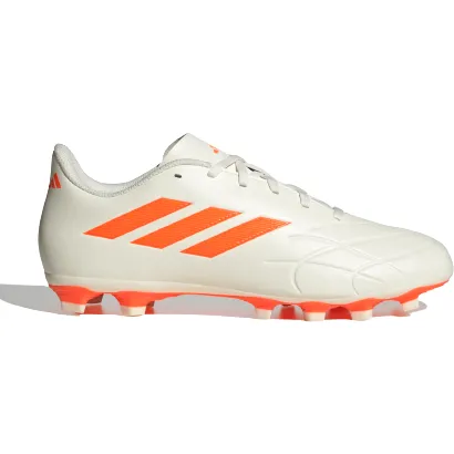 Adidas Men's Copa Pure.4 Flexible Ground Boots - Off White / Solar Orange