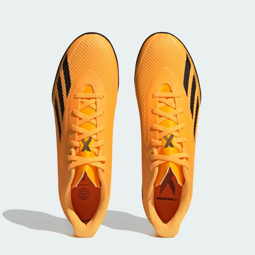 Adidas Men's X Speedportal.4 Turf Boots - Solar Gold / Core Black / Team Solar Orange