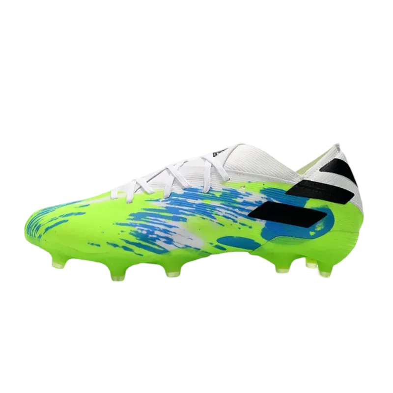 Adidas Nemeziz 19.1 FG Green White Blue - Goatkits Boots