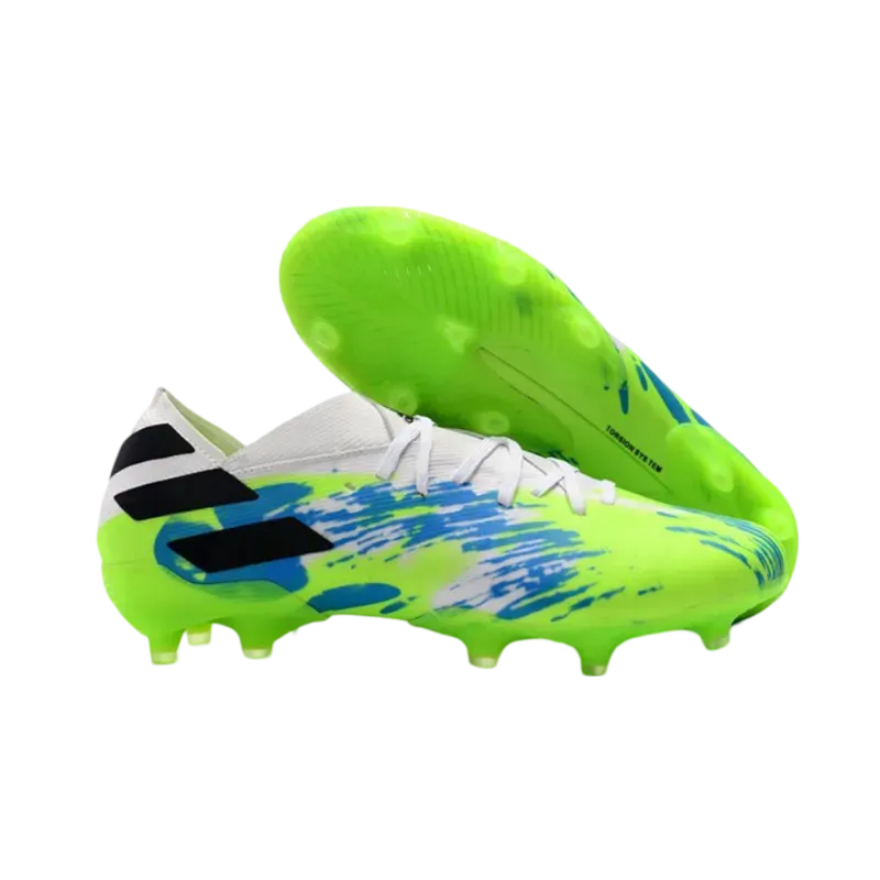 Adidas Nemeziz 19.1 FG Green White Blue - Goatkits Boots