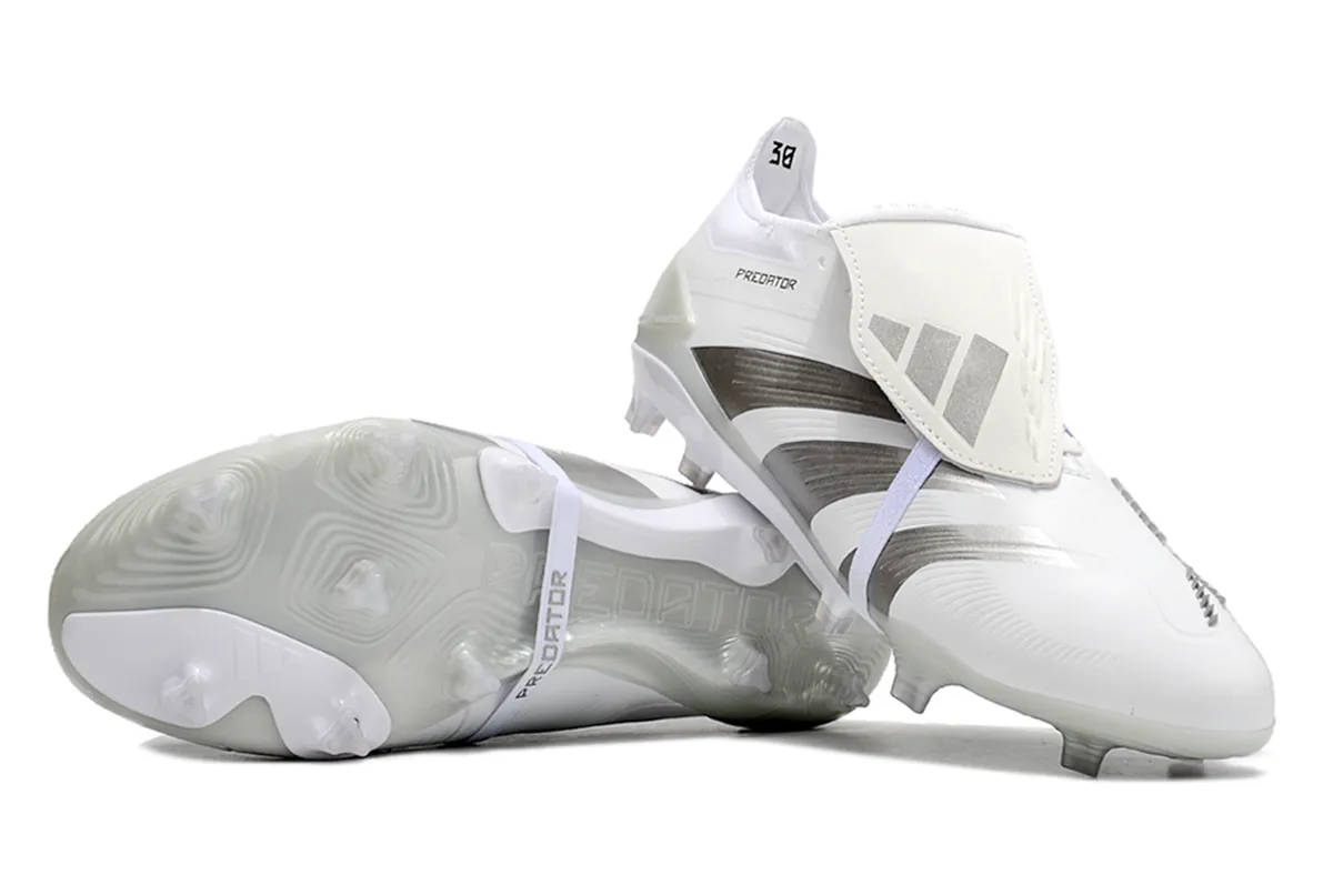 Adidas Predator Accuracy  Shoes - White | Cloud Gray - FREE SHIPPING WORLDWIDE