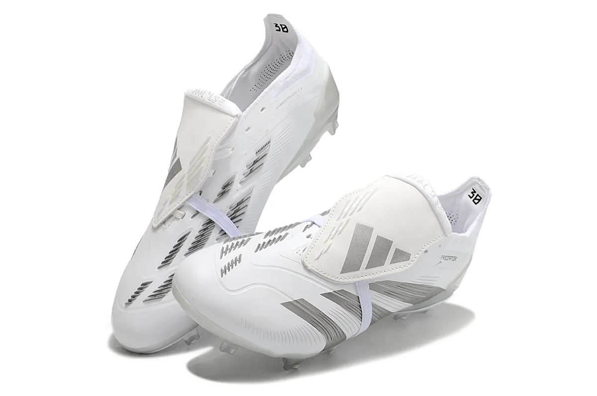 Adidas Predator Accuracy  Shoes - White | Cloud Gray - FREE SHIPPING WORLDWIDE