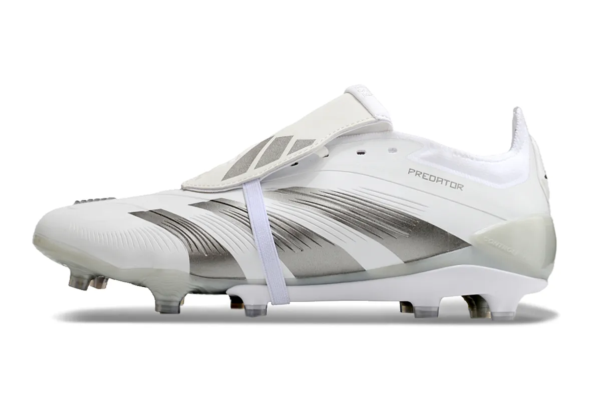 Adidas Predator Accuracy  Shoes - White | Cloud Gray - FREE SHIPPING WORLDWIDE