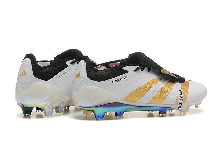 Adidas Predator Elite Shoes - White | Black | Gold - FREE SHIPPING WORLDWIDE