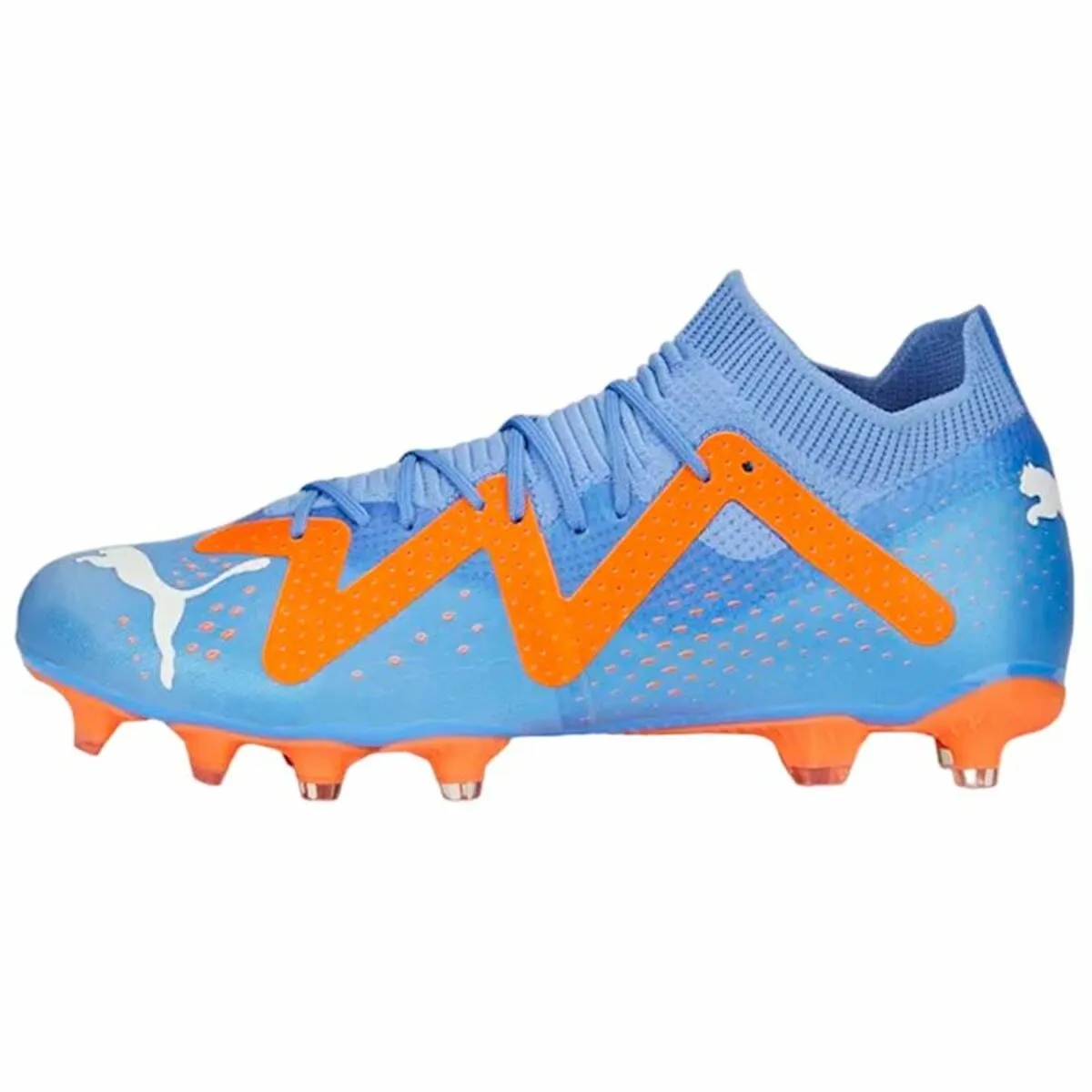 Adult's Football Boots Puma Future Match Fg/Ag  Glimmer Blue Orange Lady