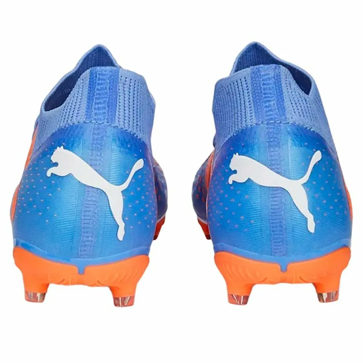 Adult's Football Boots Puma Future Match Fg/Ag  Glimmer Blue Orange Lady