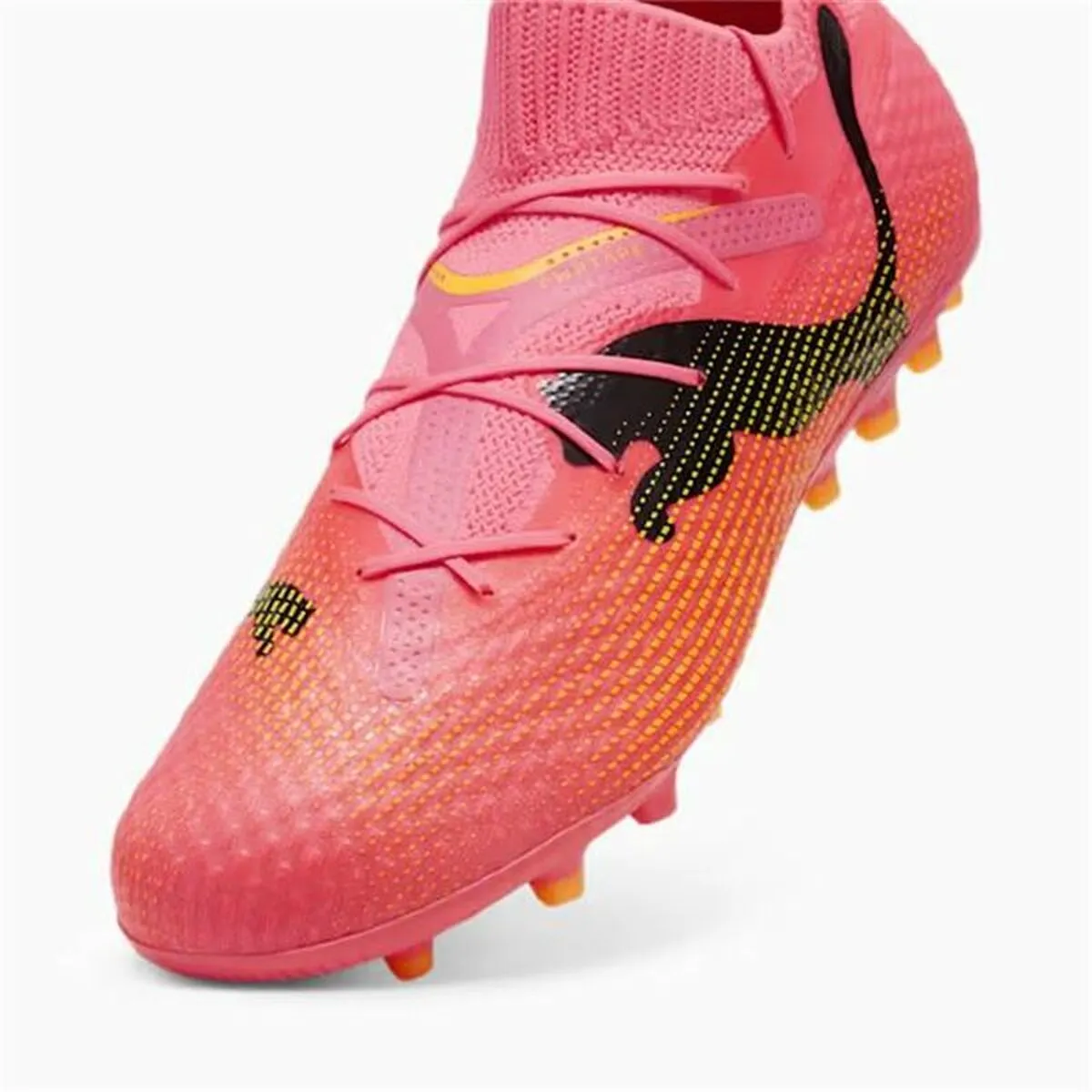 Adult's Multi-stud Football Boots Puma Future 7 Pro MG Orange Dark Orange