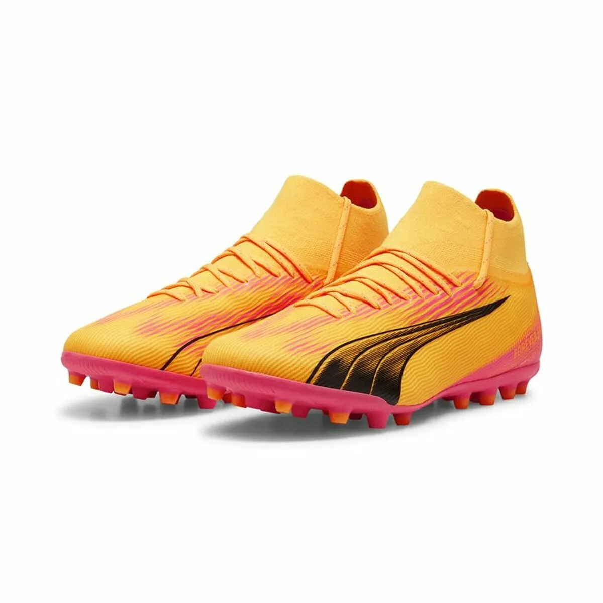 Adult's Multi-stud Football Boots Puma Ultra Pro MG Sun Stream Orange