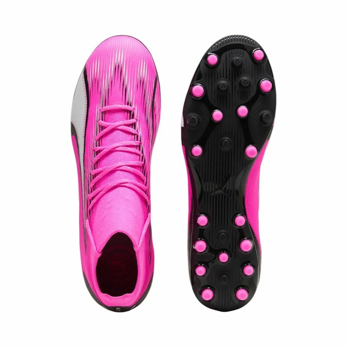 Adult's Multi-stud Football Boots Puma Ultra Pro MG White Dark pink