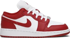 Air Jordan 1 Low GS Gym Red sneakers, red