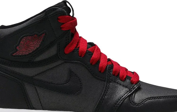 Air Jordan 1 Retro High OG BG Black Gym Red sneakers, black