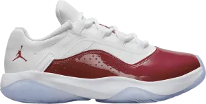 Air Jordan 11 CMFT Low GS White Gym Red sneakers, white