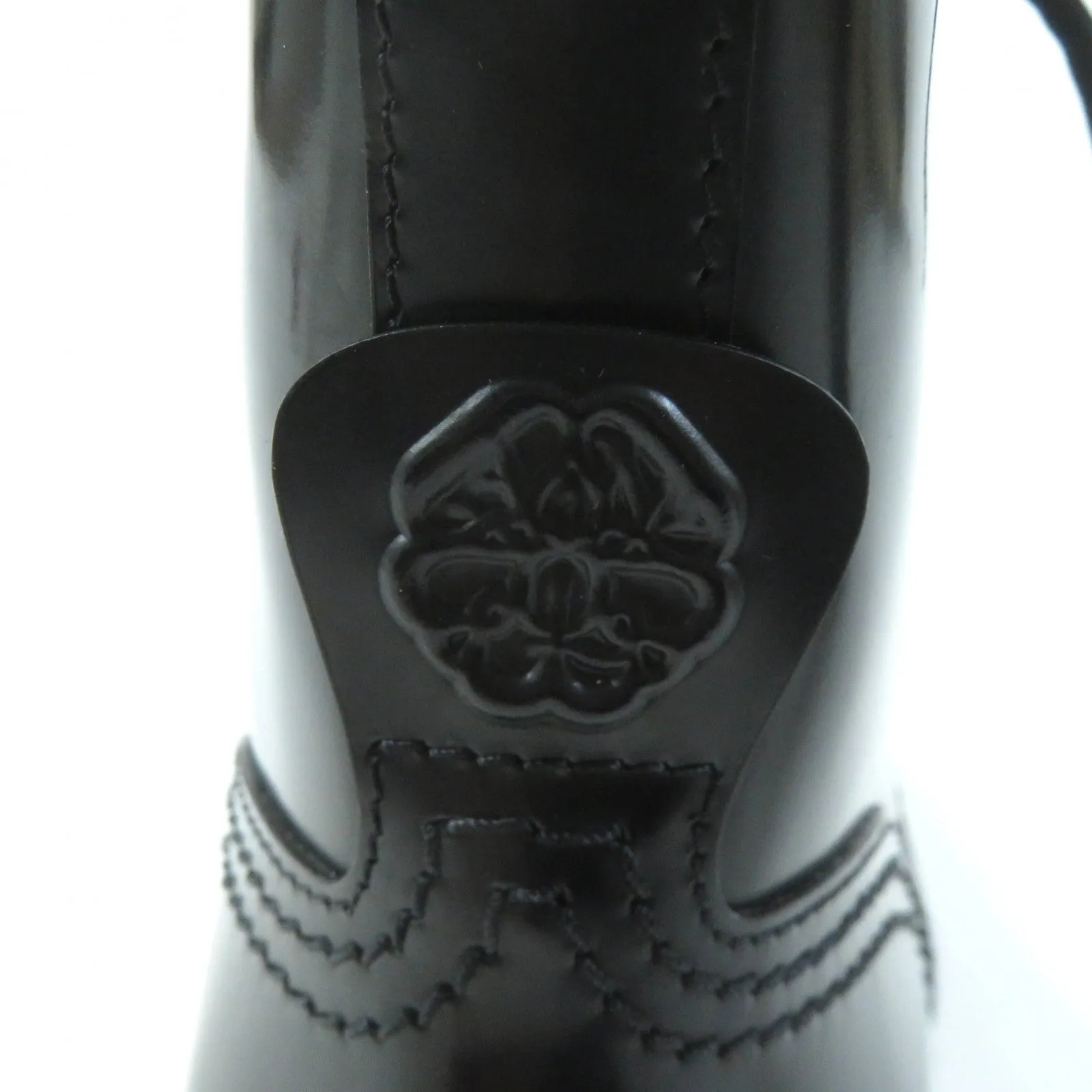 Alexander McQueen Leather Lace-up Boots Black