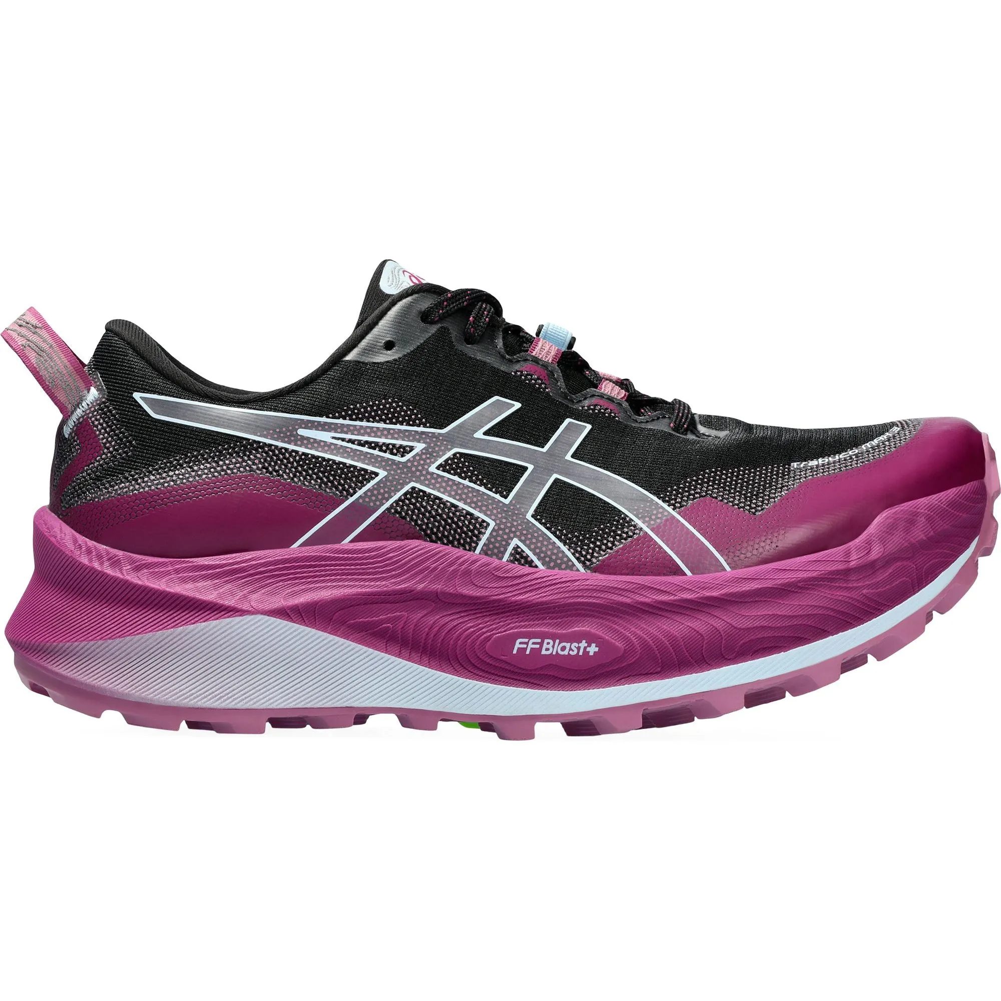 Asics Trabuco Max 3 Womens Trail Running Shoes - Black