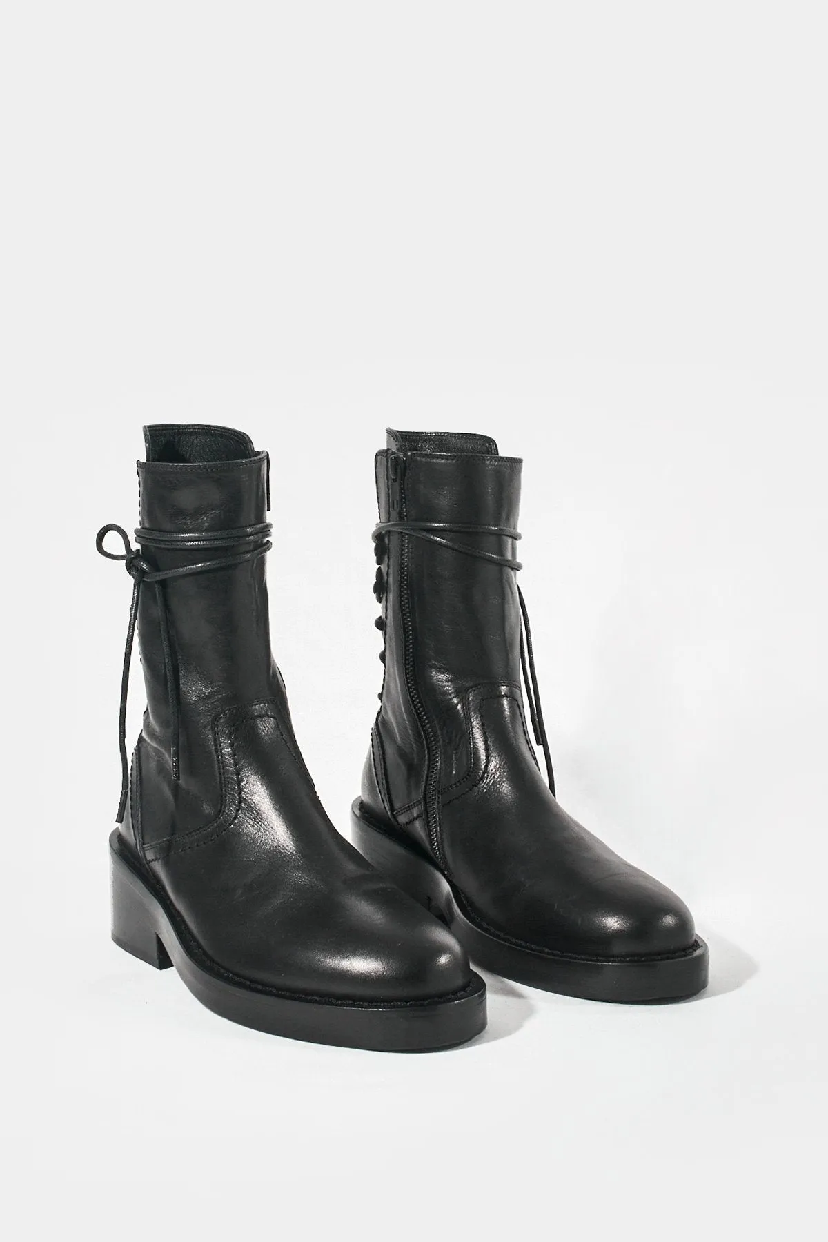 Back Lace-up Boots