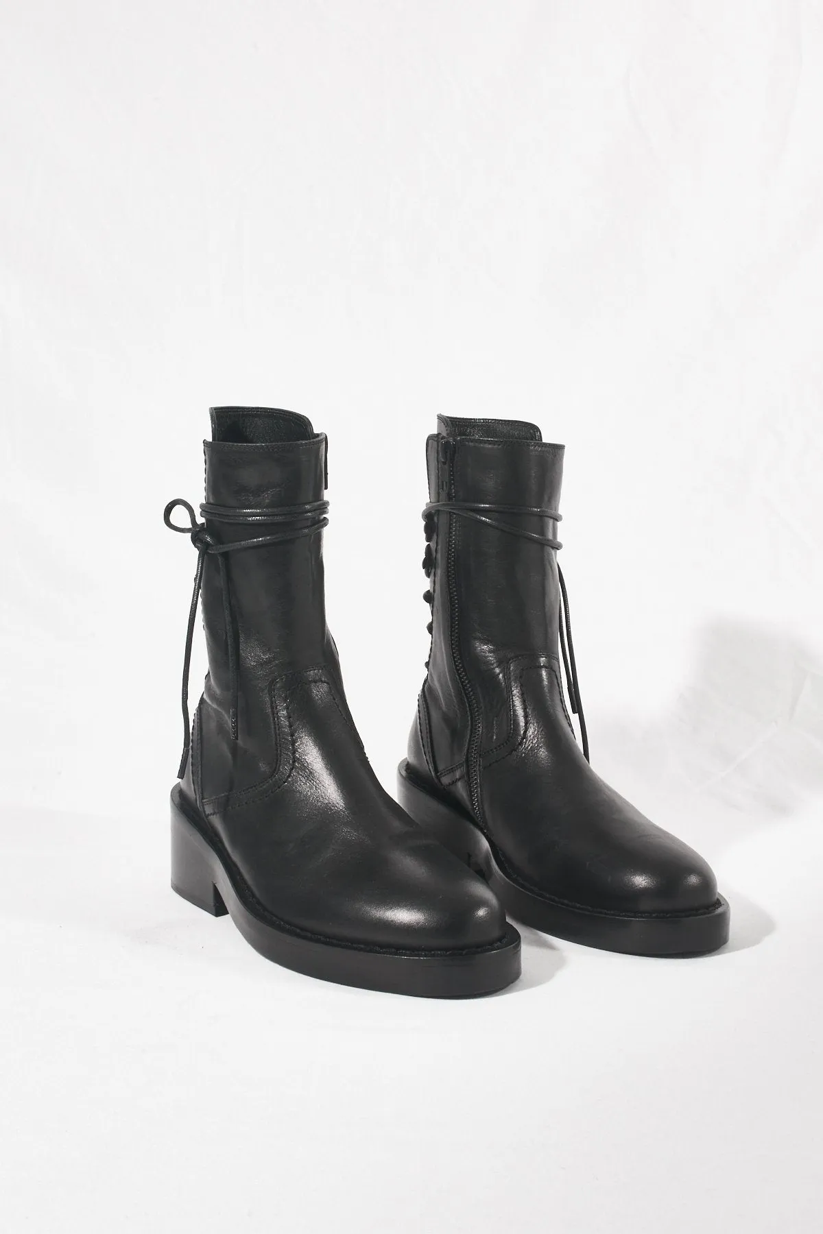 Back Lace-up Boots