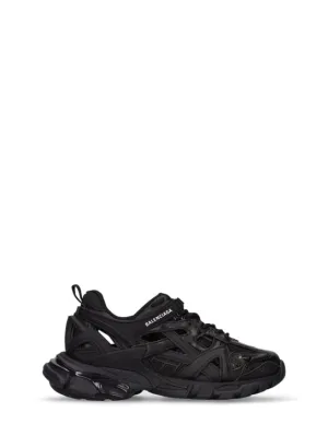 Balenciaga   Track.2 faux leather lace-up sneakers 