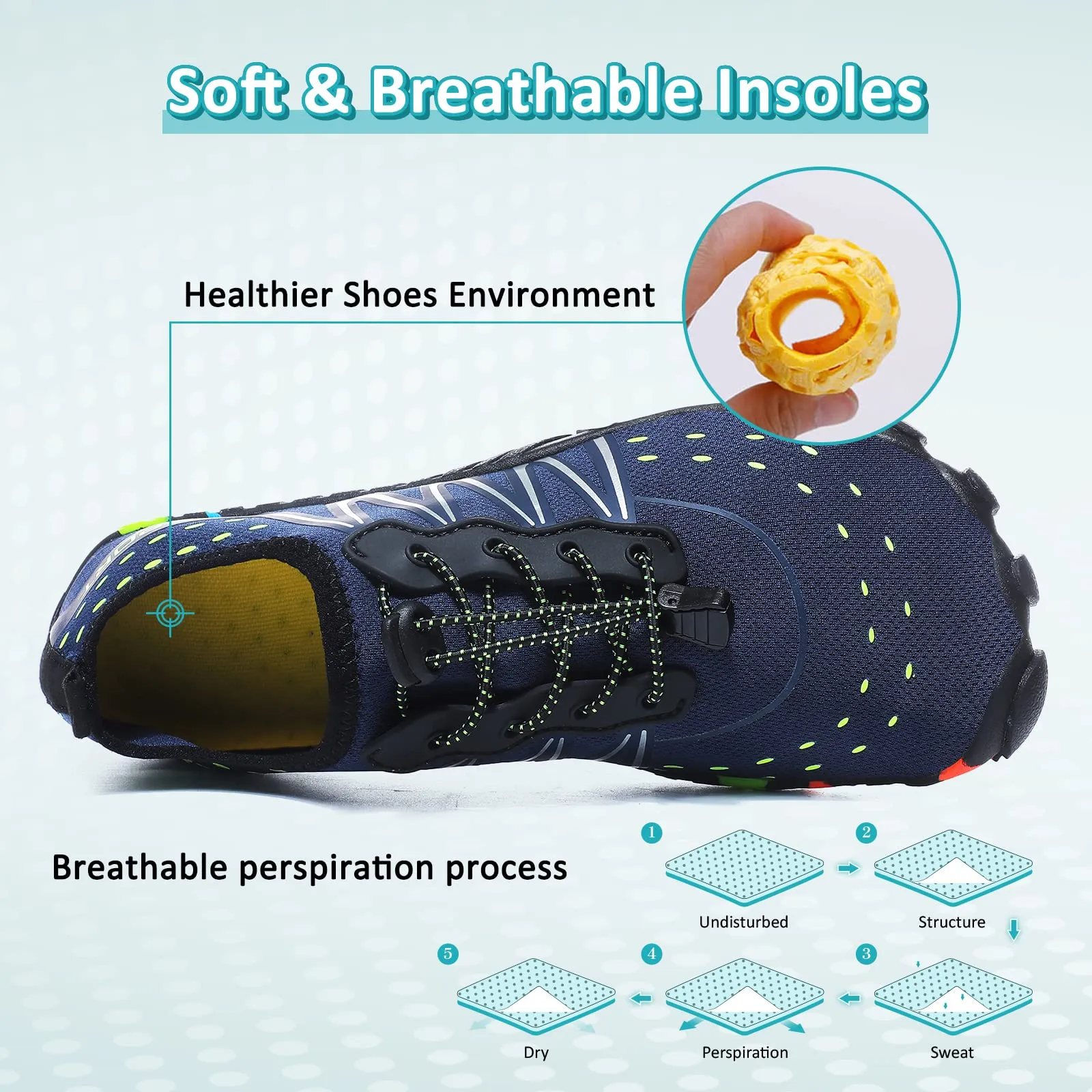 Barefoot Beach Swimming Shoes Quick Drying Trail Running Shoes