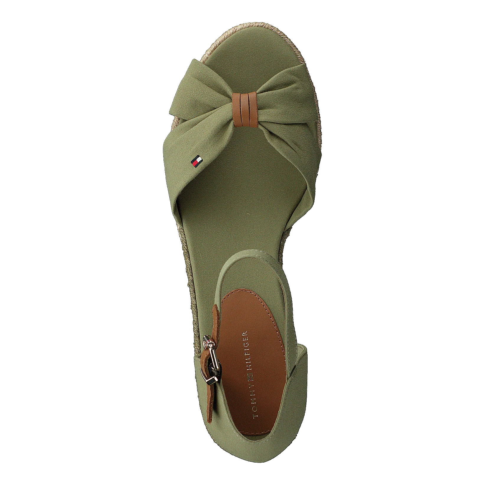 Basic Opened Toe Mid Wedge Faded Oliv L9f