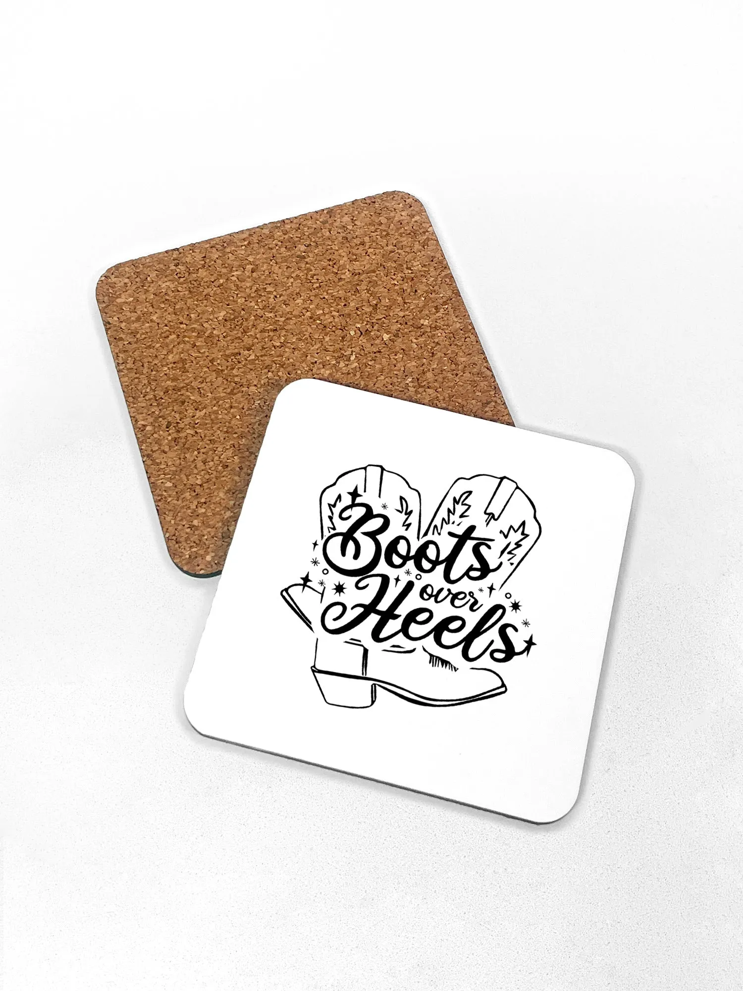 Boots Over Heels Coaster