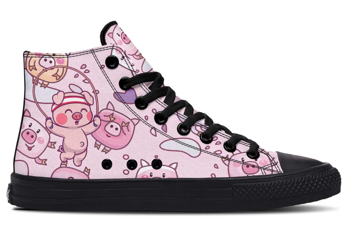 Cartoon Fit Pig