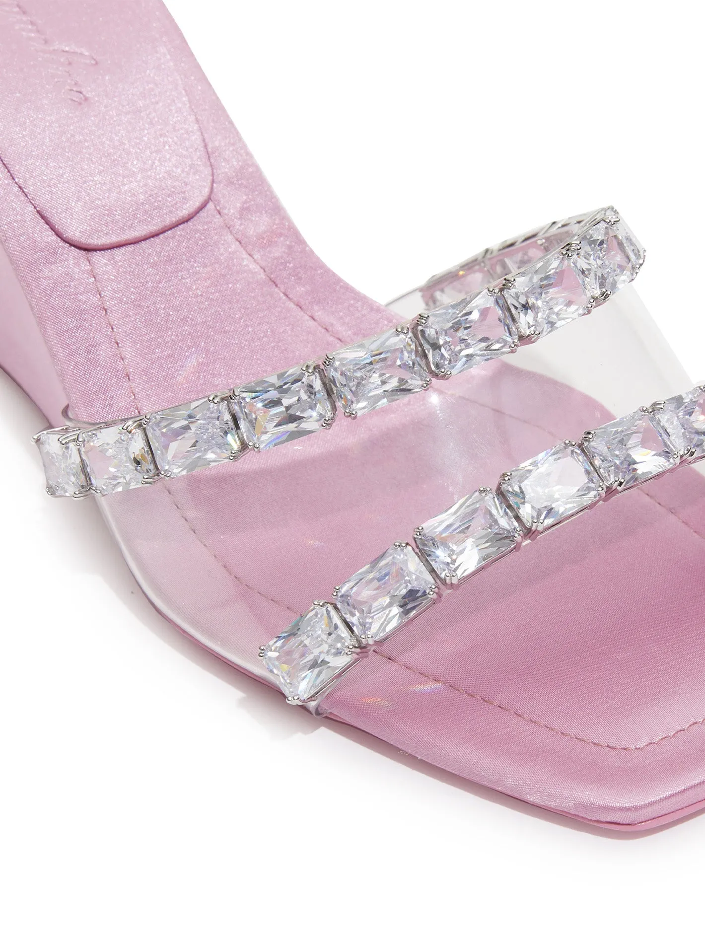 Cassandra Diamond Heels (Pink) (Final Sale)