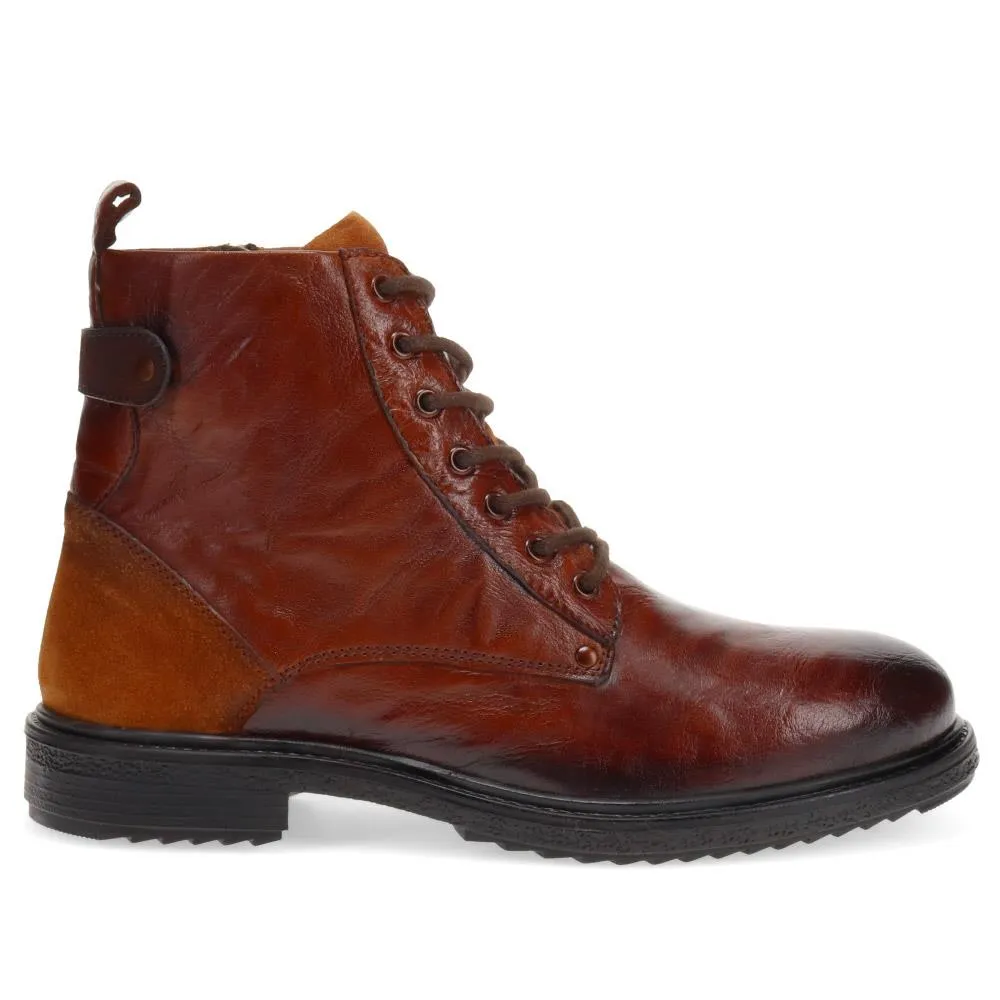 Casual Leather Lace-Up Boots - BELSAKM40014 / 326 232