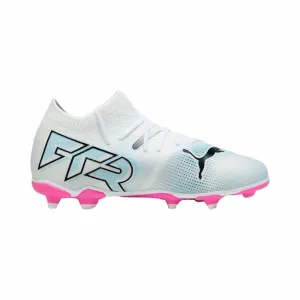 Childrens Football Boots Puma Future 7 Match FG/AG White