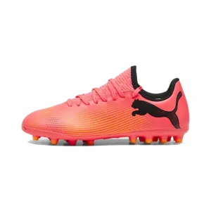 Children's Multi-stud Football Boots Puma Future 7 Play MG Orange Dark Orange