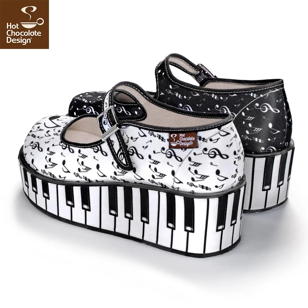 Chocolaticas® THANK YOU MUSIC Women's Mary Jane Platform