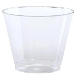 Clear Deluxe Plastic 9oz Old Fashioned Tumbler