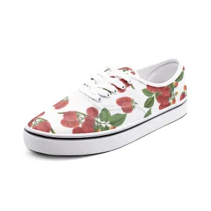 Colossal Raspberry Parfait Unisex Canvas Shoes Fashion Low Cut Loafer Sneakers