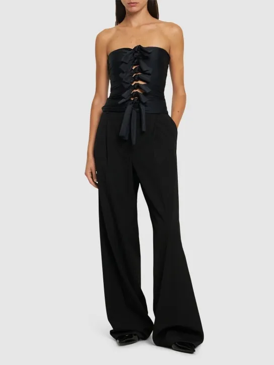 Coperni   Jersey knotted stretch jersey gala top 