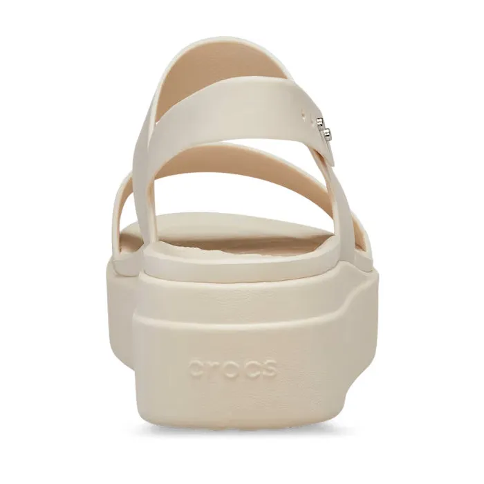 Crocs Sandal Wedge Sandstone Brooklyn Low