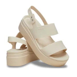 Crocs Sandal Wedge Sandstone Brooklyn Low