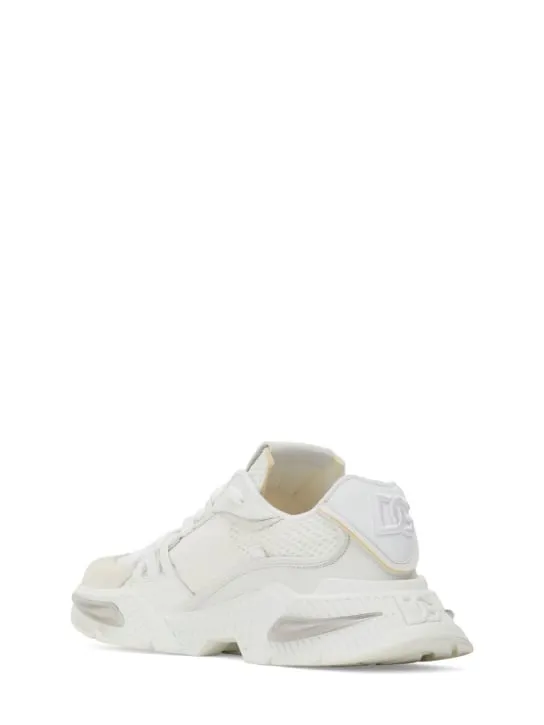 Dolce&amp;Gabbana   Airmaster leather &amp; tech sneakers 