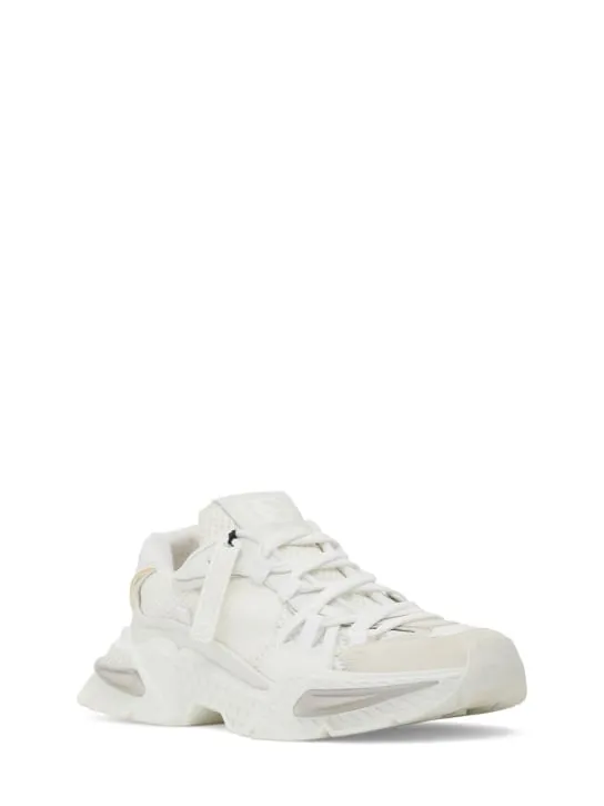 Dolce&amp;Gabbana   Airmaster leather &amp; tech sneakers 