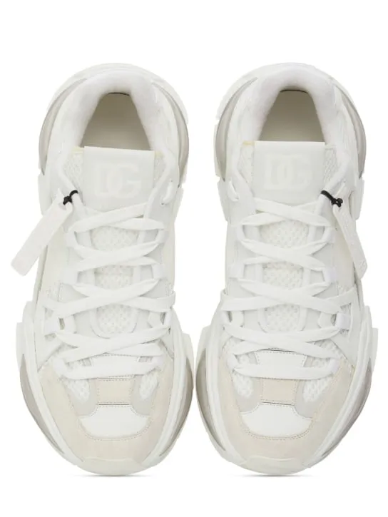 Dolce&amp;Gabbana   Airmaster leather &amp; tech sneakers 