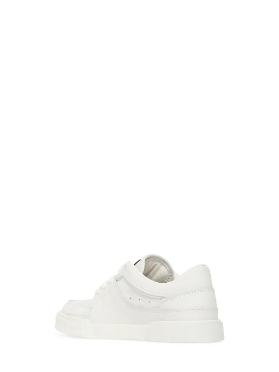 Dolce&amp;Gabbana   Logo print leather lace-up sneakers 