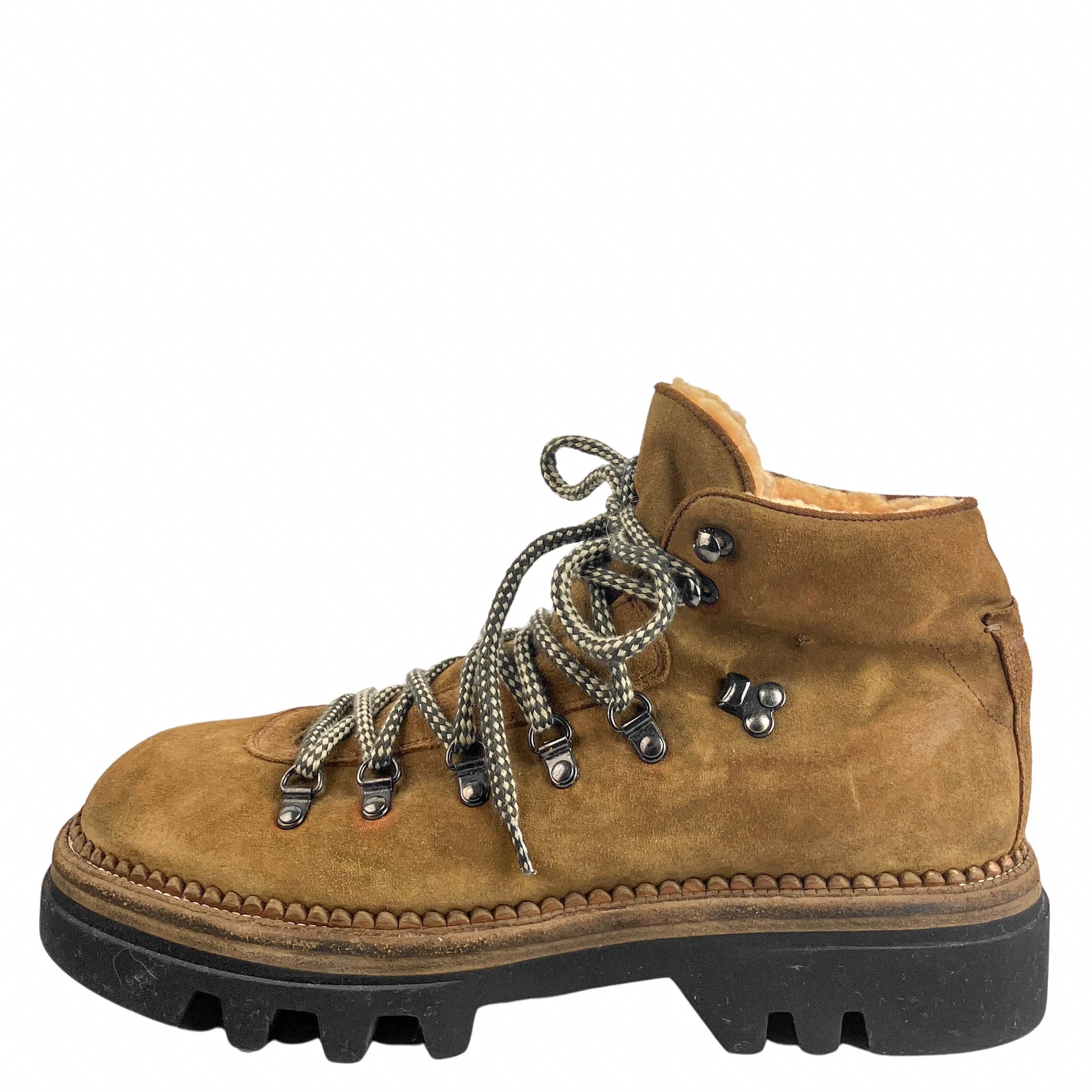 Eleventy Lace Up Boots in Brown