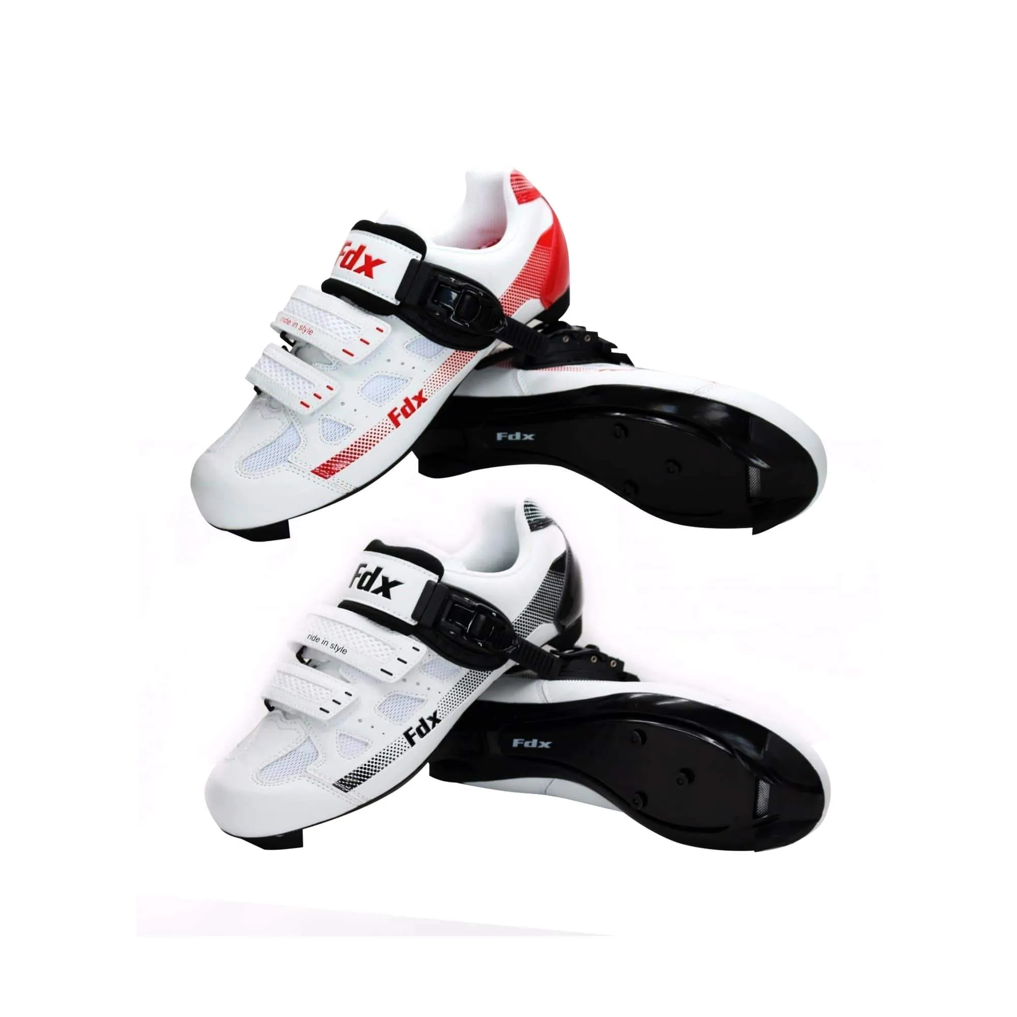 Fdx Hy Red Cycling Shoes