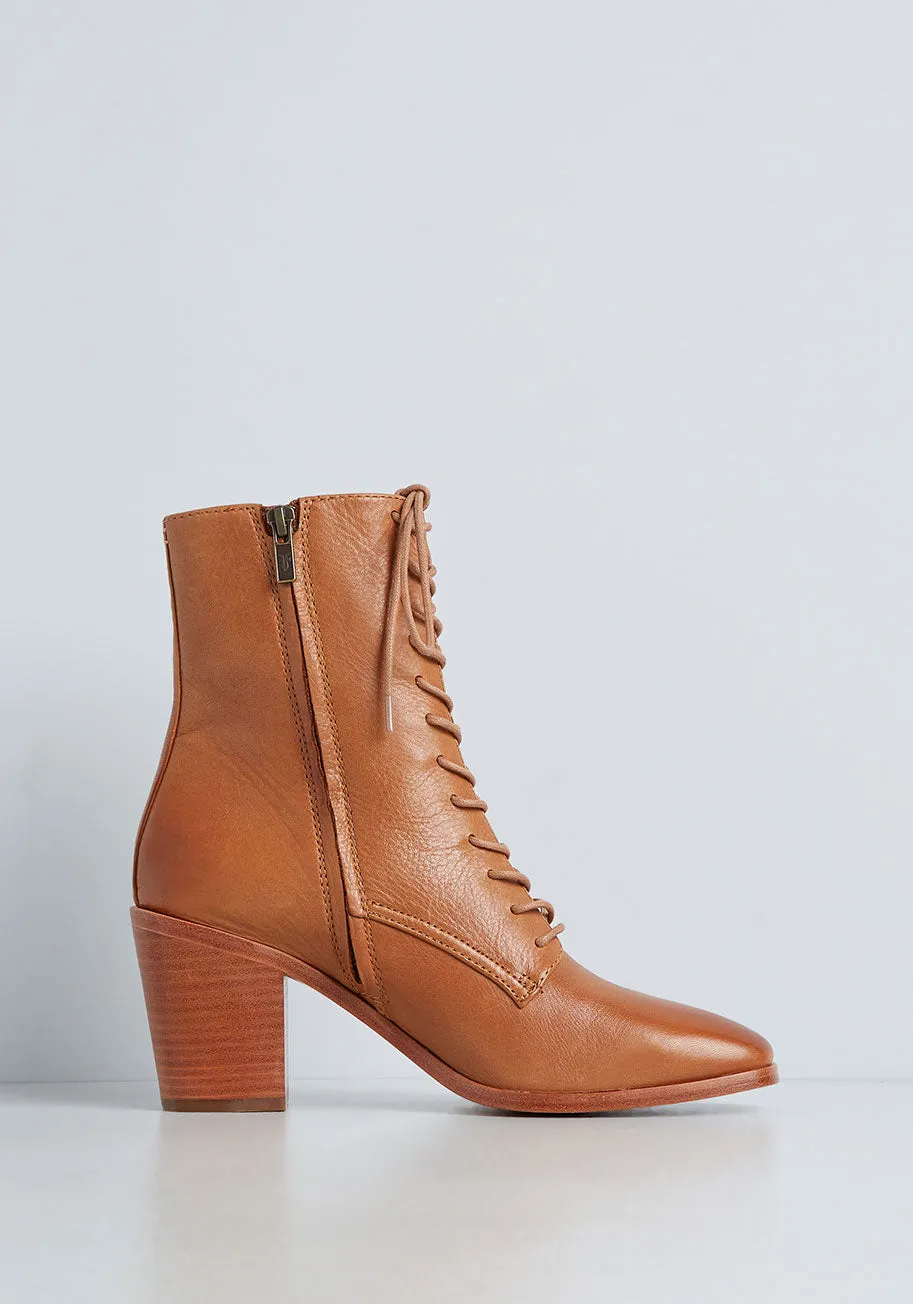 Georgia Lace Up Bootie