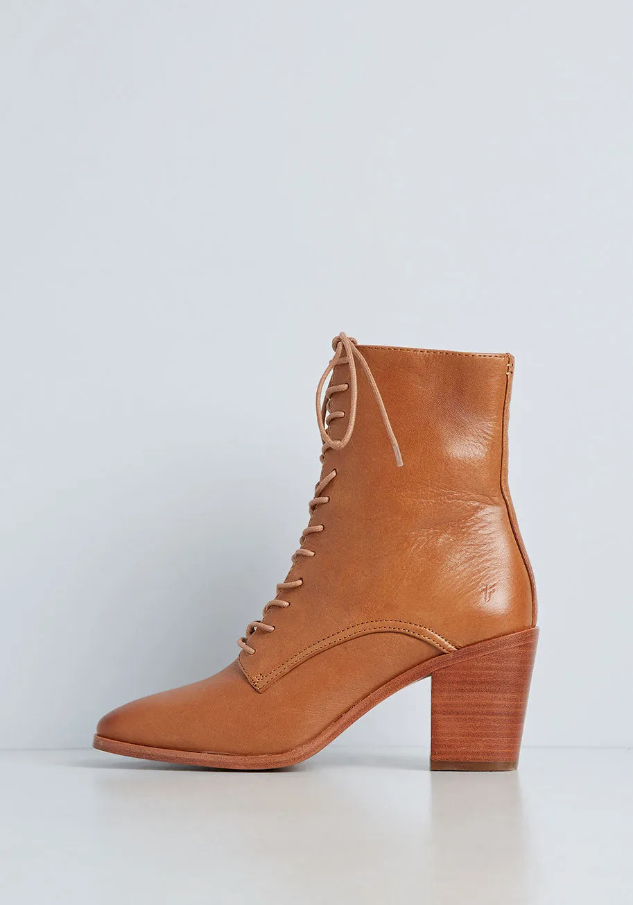 Georgia Lace Up Bootie