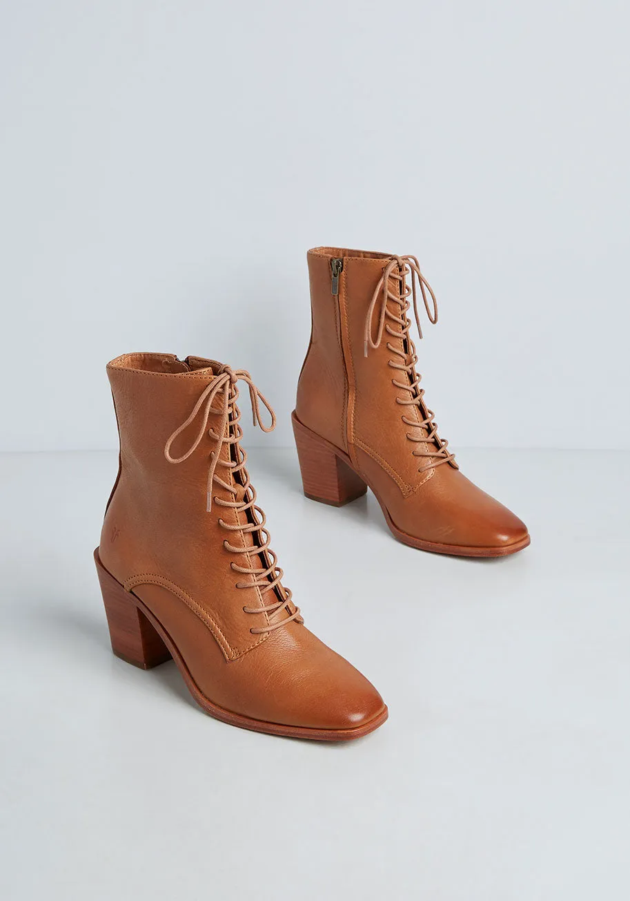 Georgia Lace Up Bootie