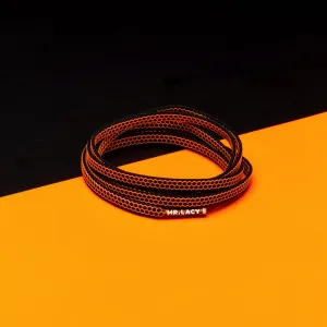 Goalies Football Boot Laces · Black/Bright Orange