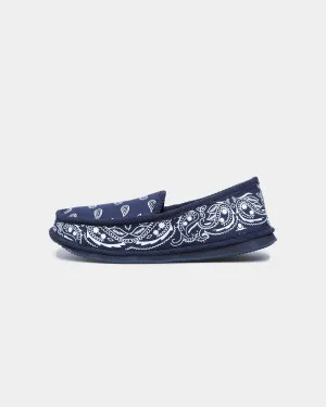 Goat Crew Bandana Slipper Navy/White