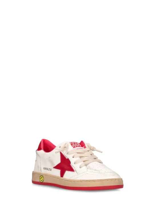 Golden Goose   Ballstar leather lace-up sneakers 